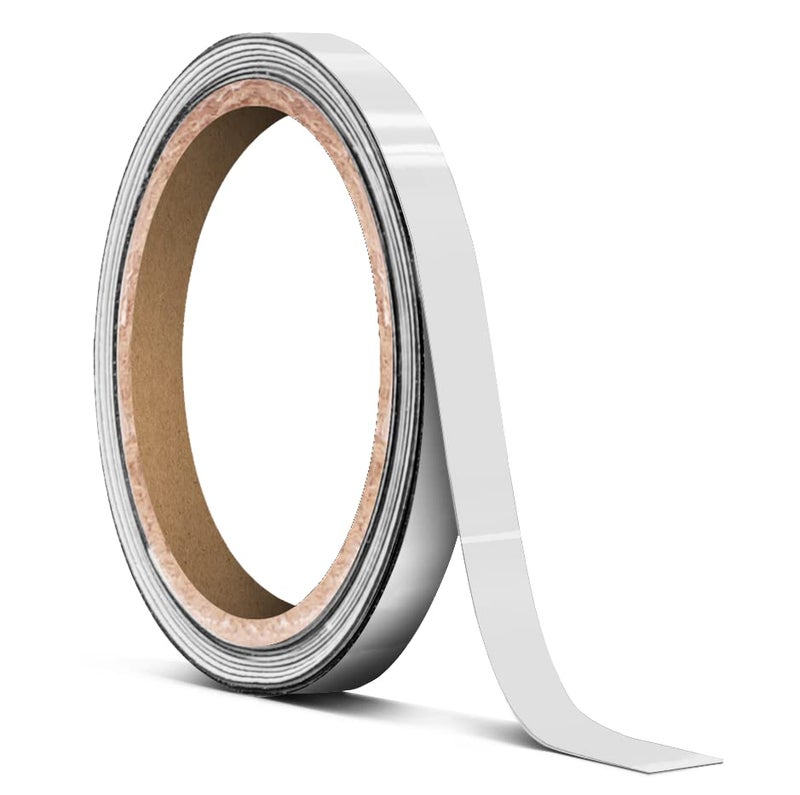 VViViD شريط لاصق فينيل أبيض لامع بإصدار هواء (¼ بوصة × 20 قدم) - Image 1